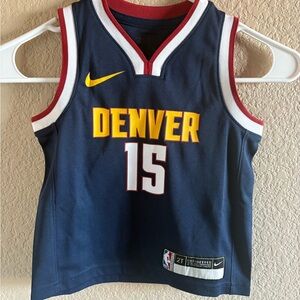 Nike Kids Denver Basketball Jersey - Blue and Yellow